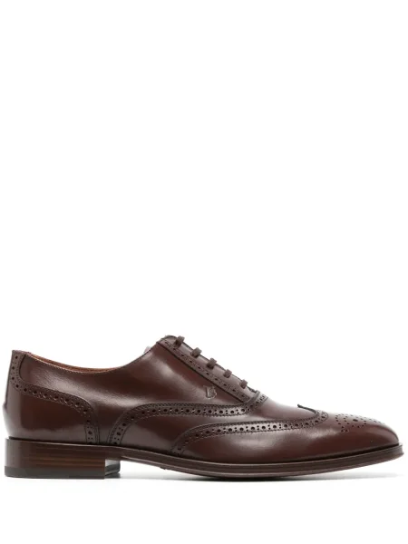 Brogues Tod's din piele maro