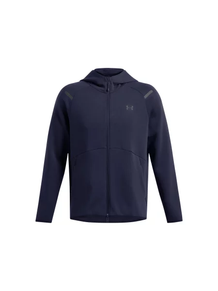 Bluza z kapturem z pełnym zamkiem błyskawicznym Under Armour Unstoppable Fleece czarna