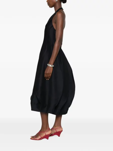 Rochie midi Róhe cu gât halter albastru