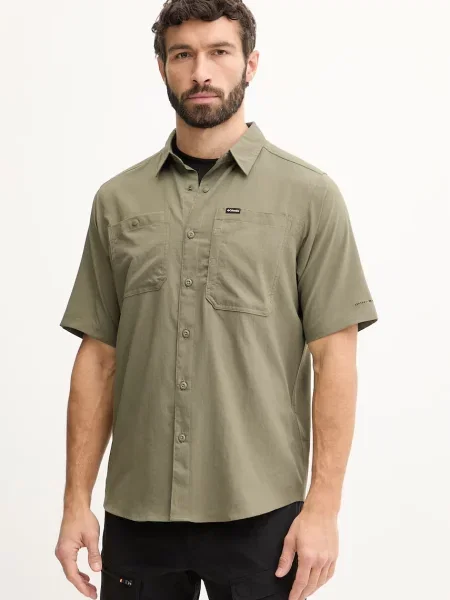Columbia cămașă outdoor Silver Ridge verde