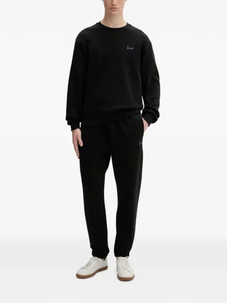 Hanorac Kenzo cu broderie negru