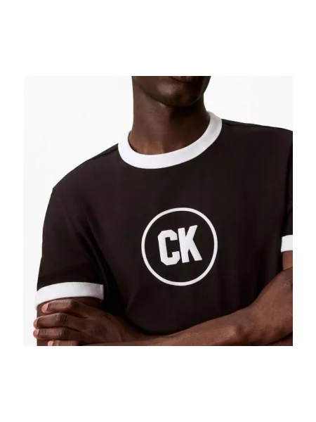 Póló Calvin Klein Jeans fekete