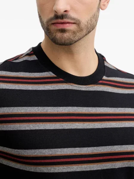 Tricou Barbour cu dungi negru
