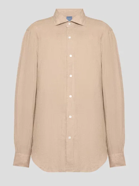 Сорочка Barba Napoli бежева