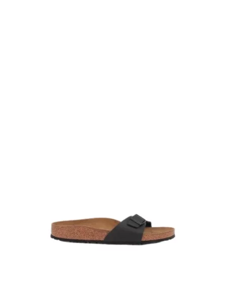 Klapki Birkenstock zamszowe wsuwane czarne
