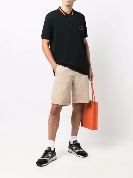 Tricou polo Ps Paul Smith cu imagine negru