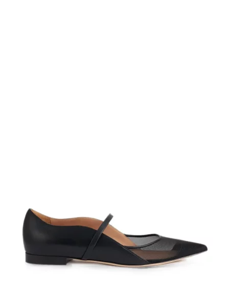 Pantofi cu toc Malone Souliers fără toc plasă negru