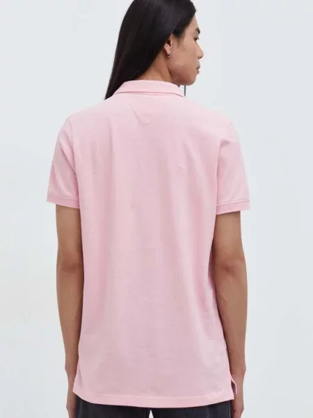 Tommy Jeans polo różowa