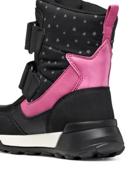 Geox Čizme za snijeg J Trekkyup Girl B Abx M crna