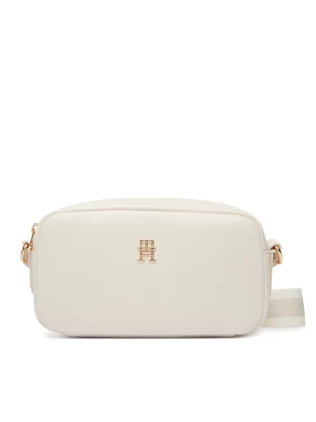 TOMMY HILFIGER Válltáska ESSENTIAL krém fehér