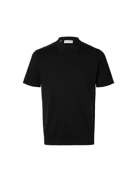 Selected Femme Koszulki Mężczyzna L Polo Shirts Selected Homme czarny