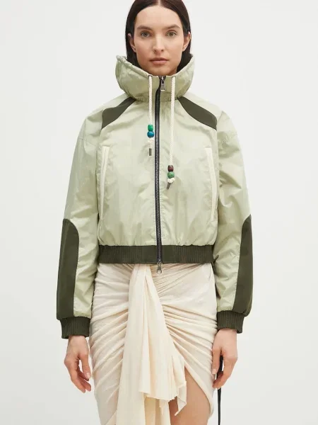 Andersson Bell kurtka Sadie Color Block Bomber przejściowa oversize zielony