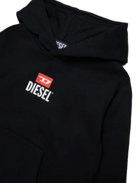 Bluza z kapturem dziecięca Diesel czarna