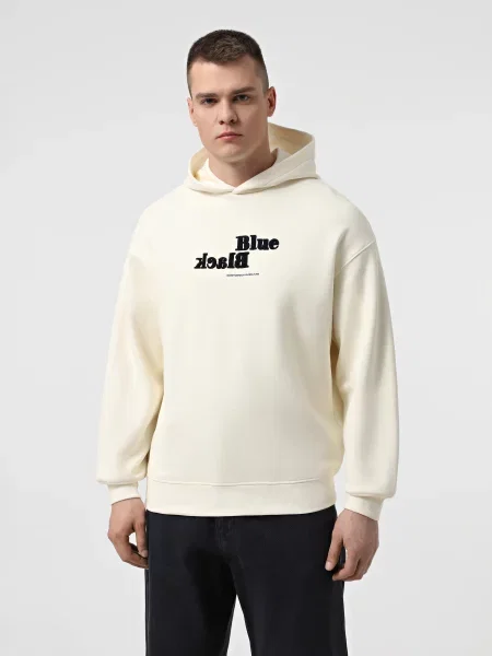 Худі Emporio Armani Sustainable молочний