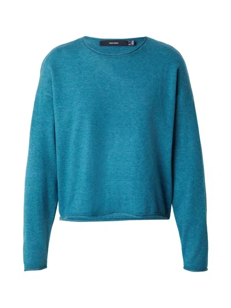 VERO MODA Pulover VMEXCITING petrol verde