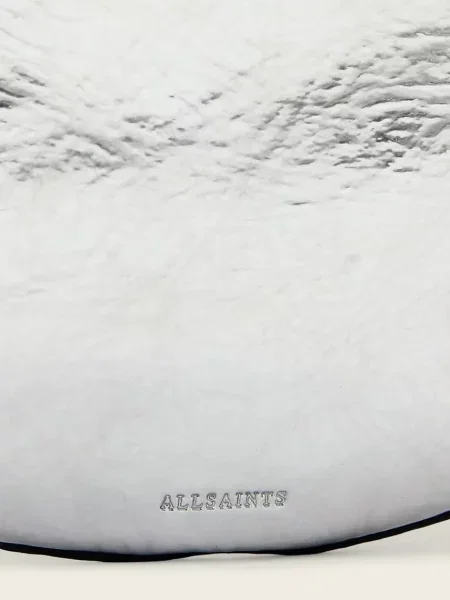 Кожаная сумка хобо Allsaints