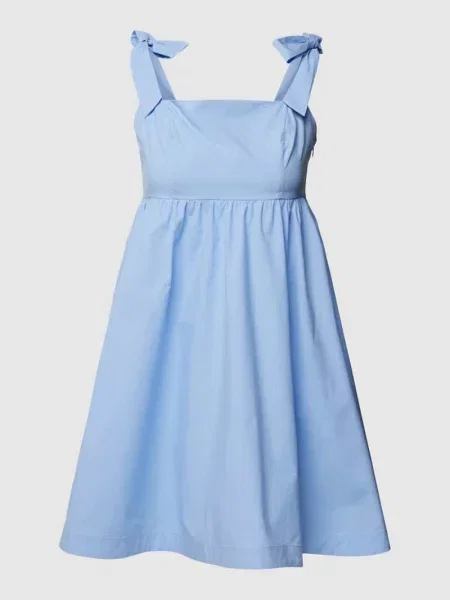 Ekskluzywna kolekcja — Sukienka mini z detalem w Katharina Damm X P&c* niebieska