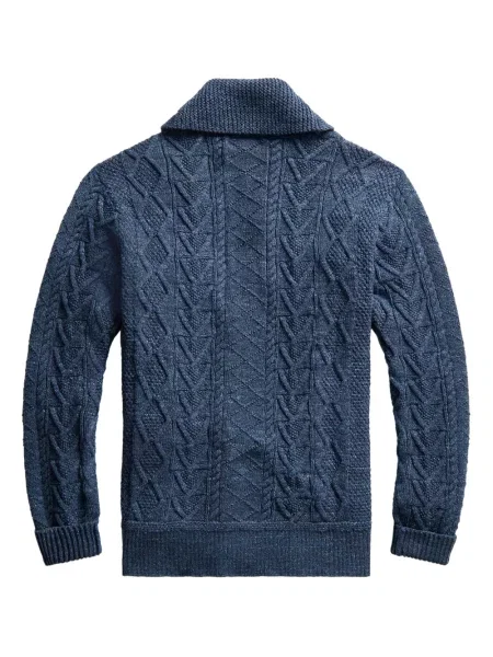 Cardigan Ralph Lauren Rrl tricotate albastru