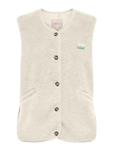 ONLY Vestă ONLBABY deschis gri