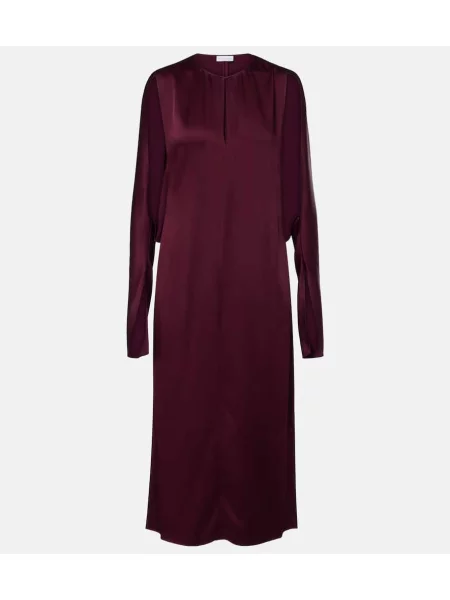 Rochie Stella Mccartney din satin bordo