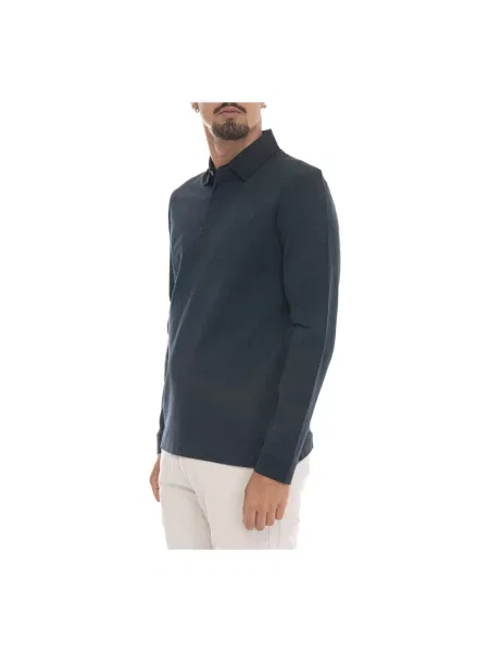 Koszulka polo Boss niebieska