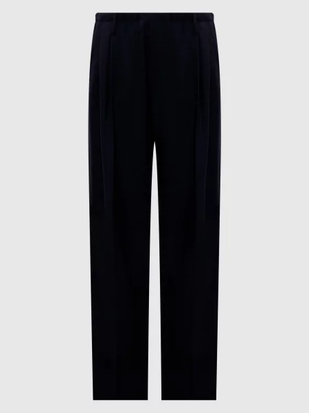 Шерстяные брюки Brunello Cucinelli синие