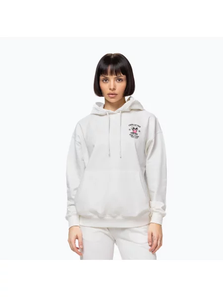 Bluză pentru femei Pitbull Chew On This Hooded off white alb