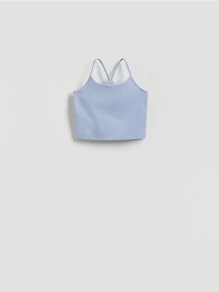 Reserved Top sport albastru-pal albastru