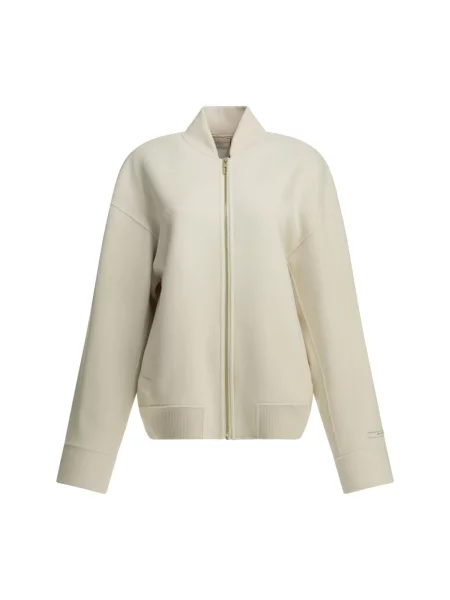 Kurtka bomber Sportmax wełniany biały