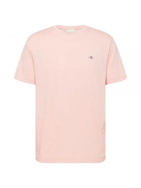 GANT Tricou bleumarin / roz argintiu roșu