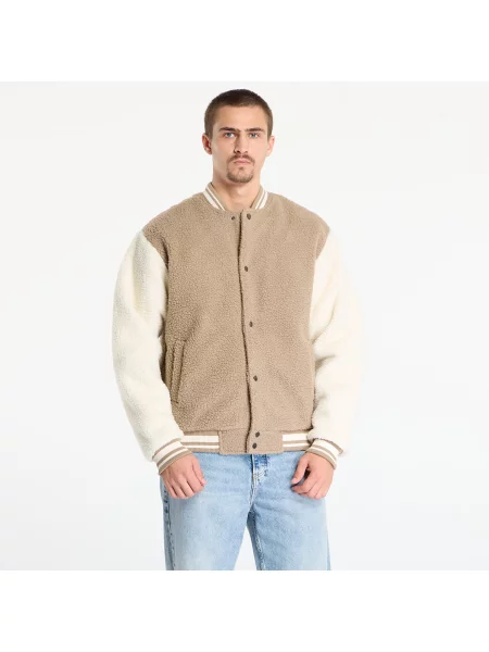 Teddy bomber bunda Urban Classics béžová