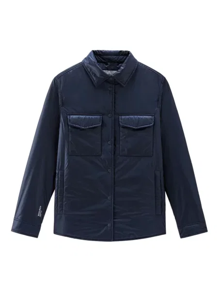 Kurtka Woolrich ocieplana niebieska