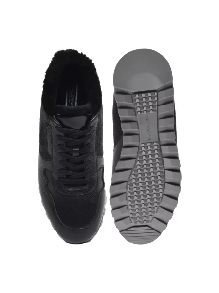 Sneakersy Baldinini skórzane czarne