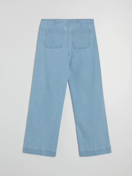 Широкі джинси синій