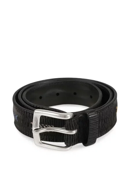 Cu centură curea Orciani din piele negru