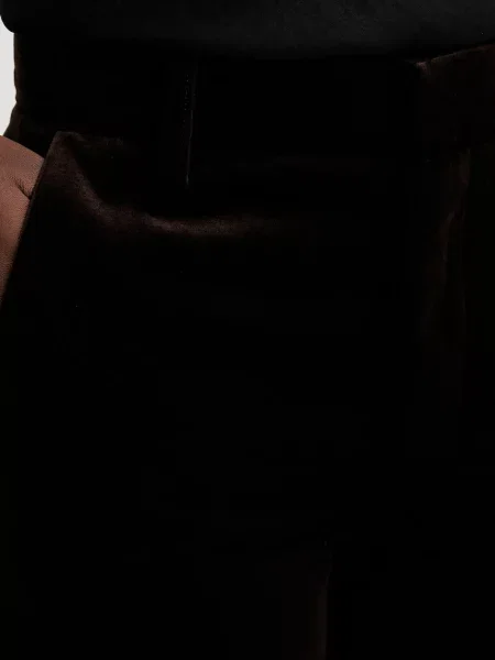 Zadig&Voltaire Кадифен панталон кафяво