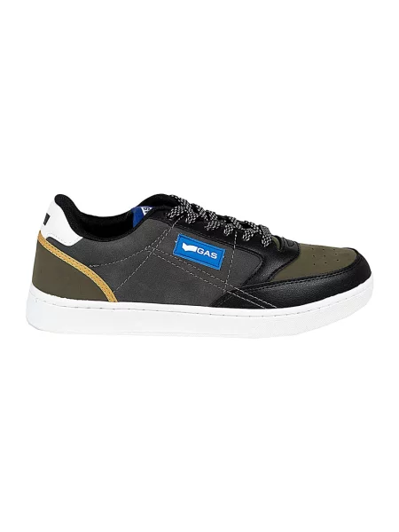 Sneakersy Gas skórzane zielone