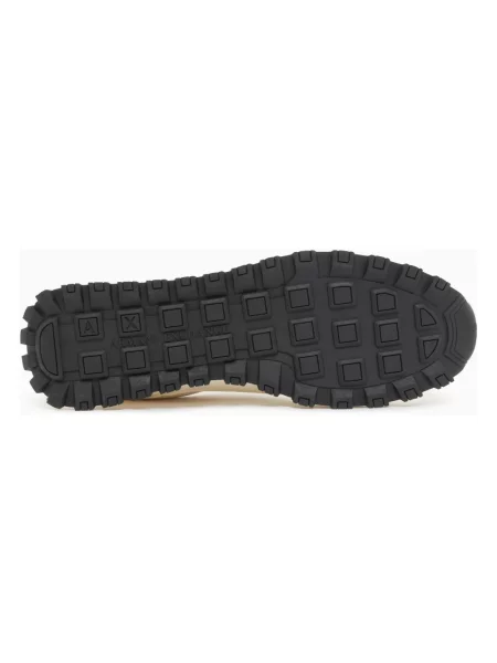Sneakersy Armani Exchange skórzane beżowe