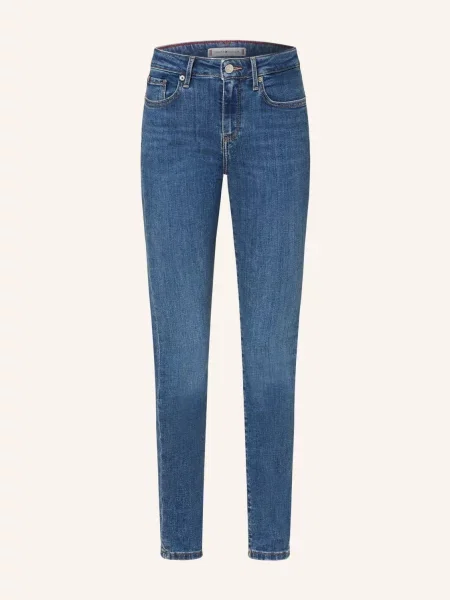 Tommy Hilfiger Skinny Džíny Como nos mid blue modré