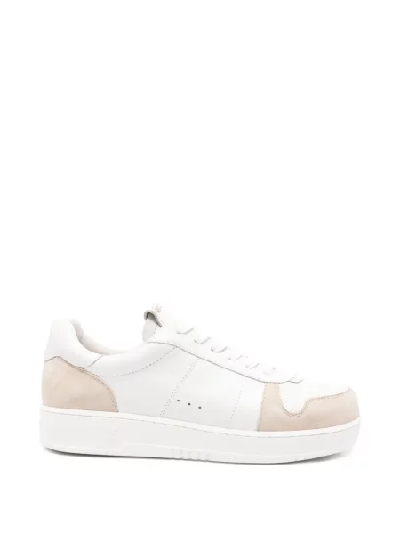 Szarvasbőr sneaker Patrizia Pepe fehér