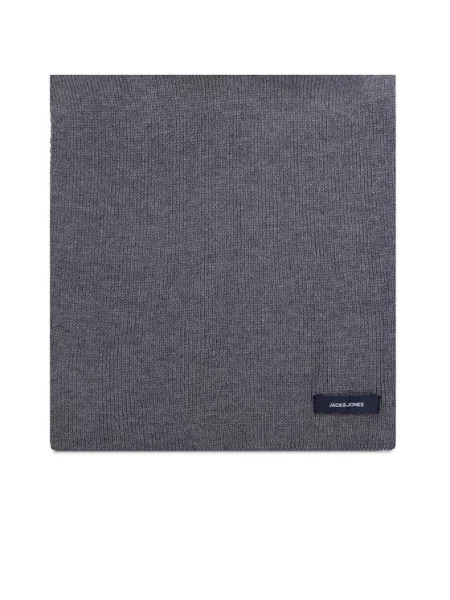 JACK & JONES Šál tmavosivá / čierna / biela sivá