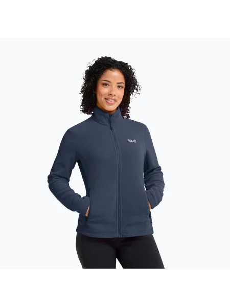 Bluză fleece pentru femei Jack Wolfskin Taunus Full Zip midnight sky