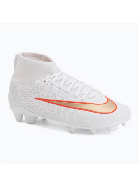 Încălțăminte de fotbal pentru copii Nike Jr. Mercurial Superfly 11 Club white/bright crimson/blur alb