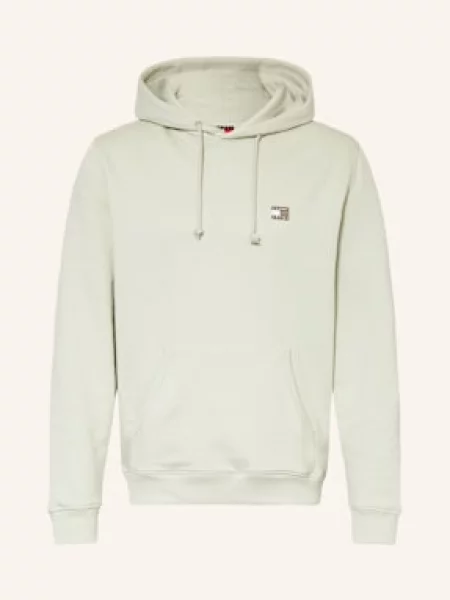 Tommy Jeans Bluza Z Kapturem gruen zielona