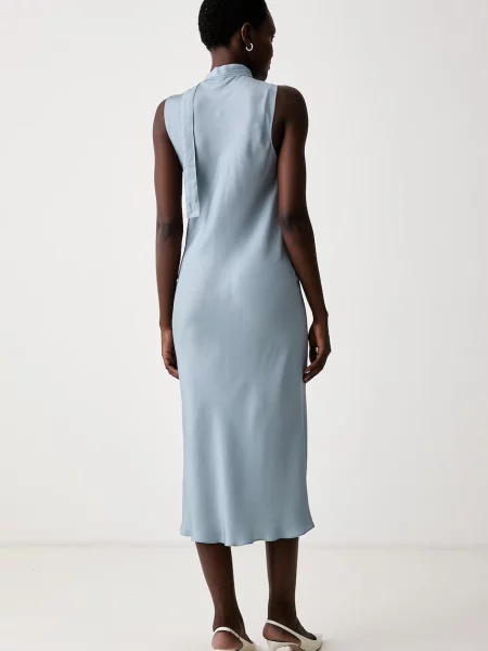 Marella rochie evazată MLSTROPICO albastru