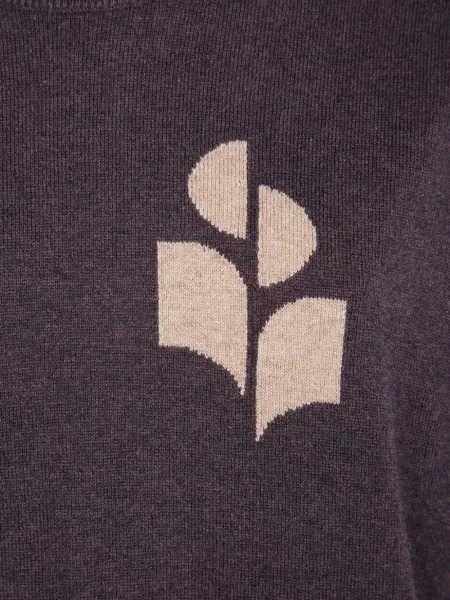 Pulover Marant Etoile cu autograf violet