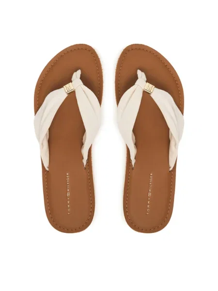 Pántos vietnámi papucs Tommy Hilfiger bézs