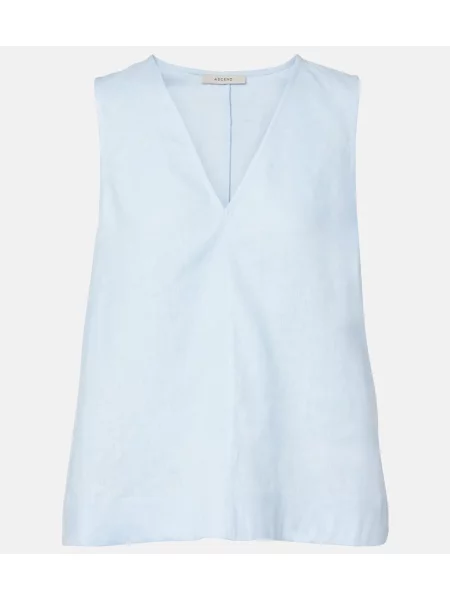 Top Asceno de in albastru
