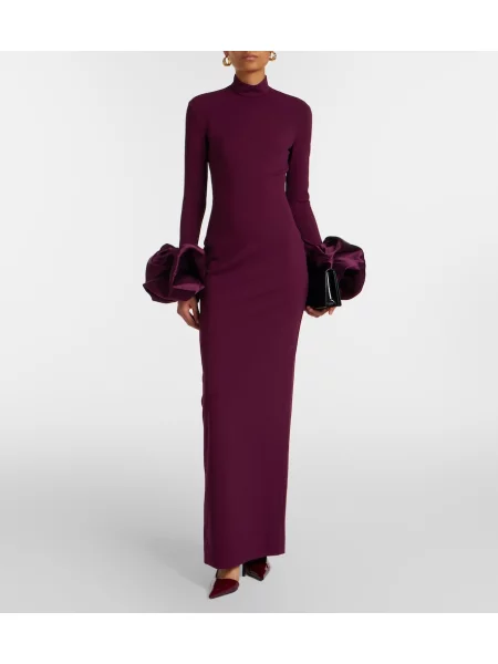 Rochie Solace London cu volane violet