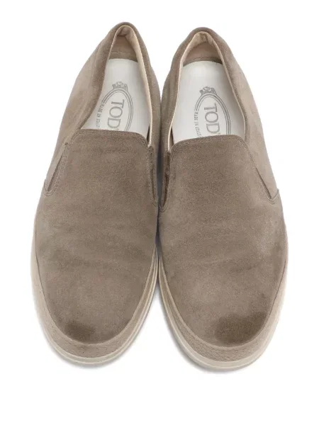 Pantofi loafer Tod's din piele de căprioară slip-on